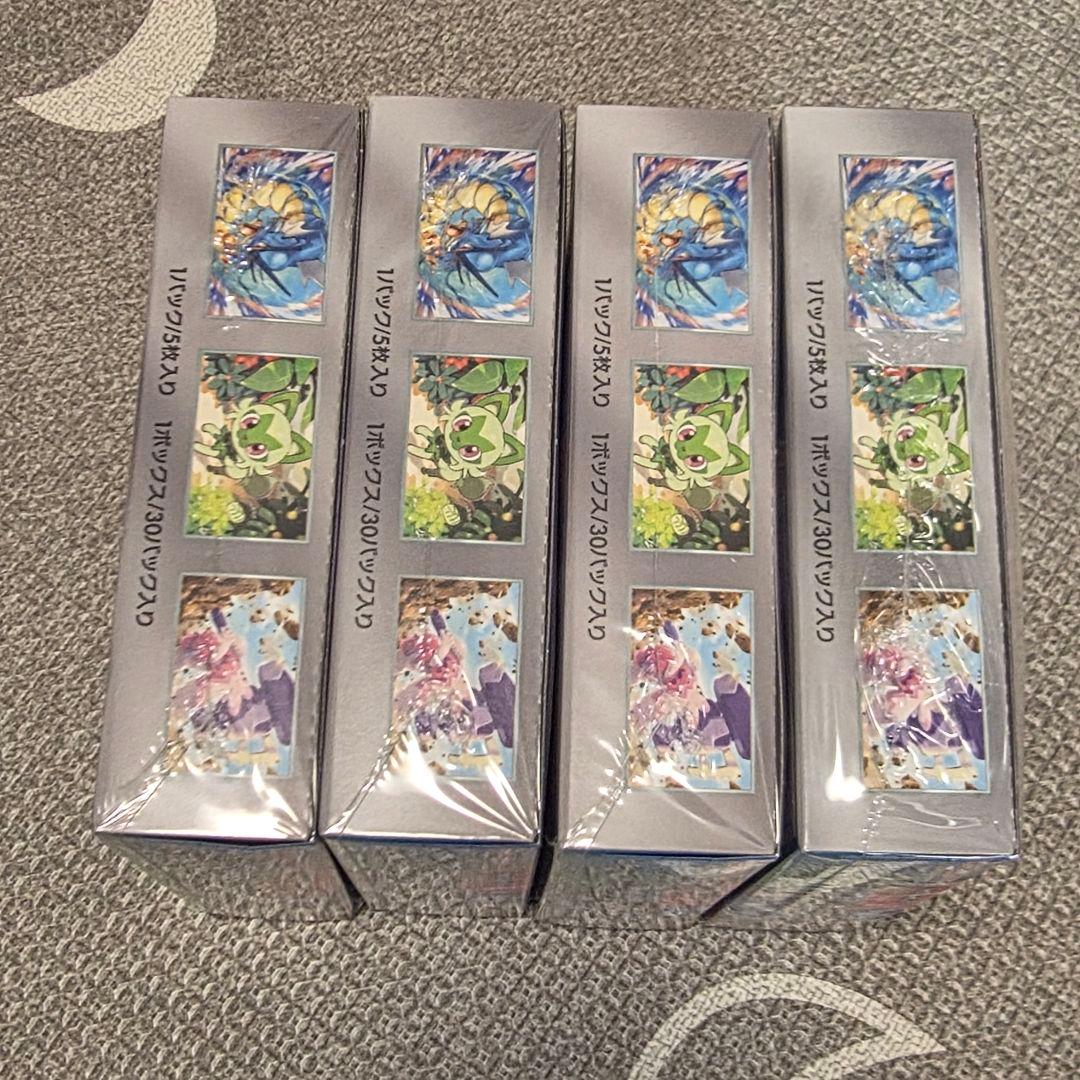 新品・未開封 ポケモンカードゲーム トリプレットビート　4BOX シュリンク付き