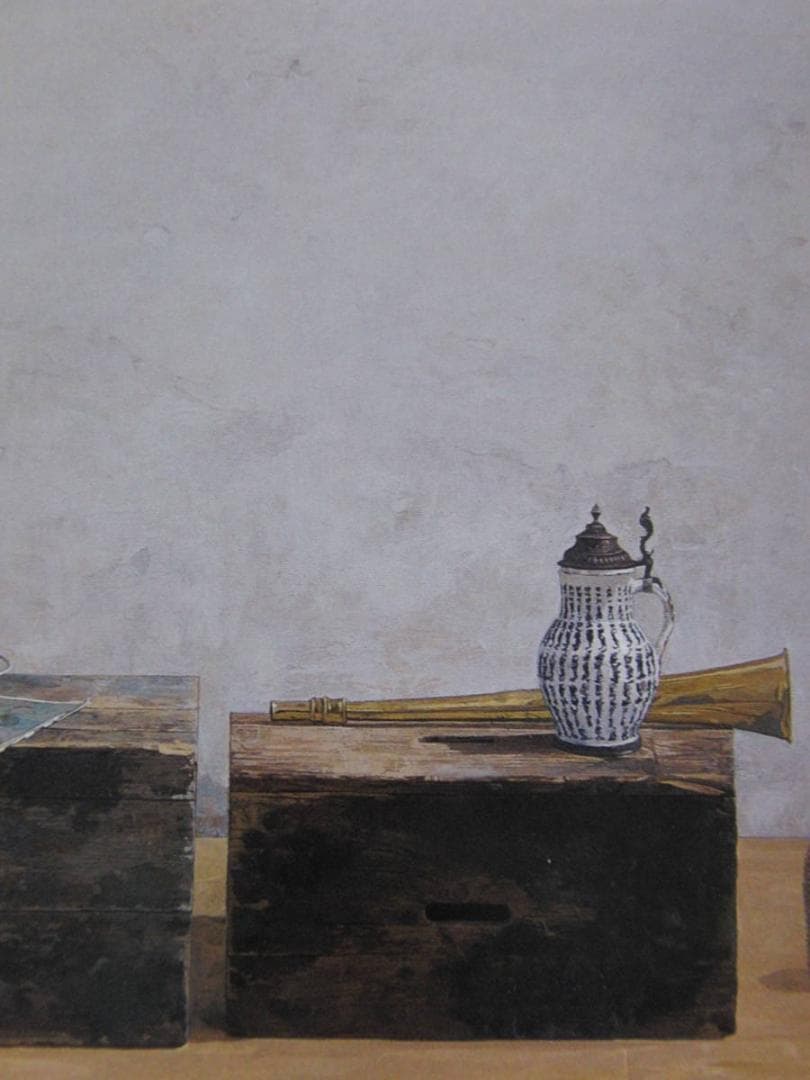 西房浩二、【Beranの箱】、希少な額装用画集より、新品額装付