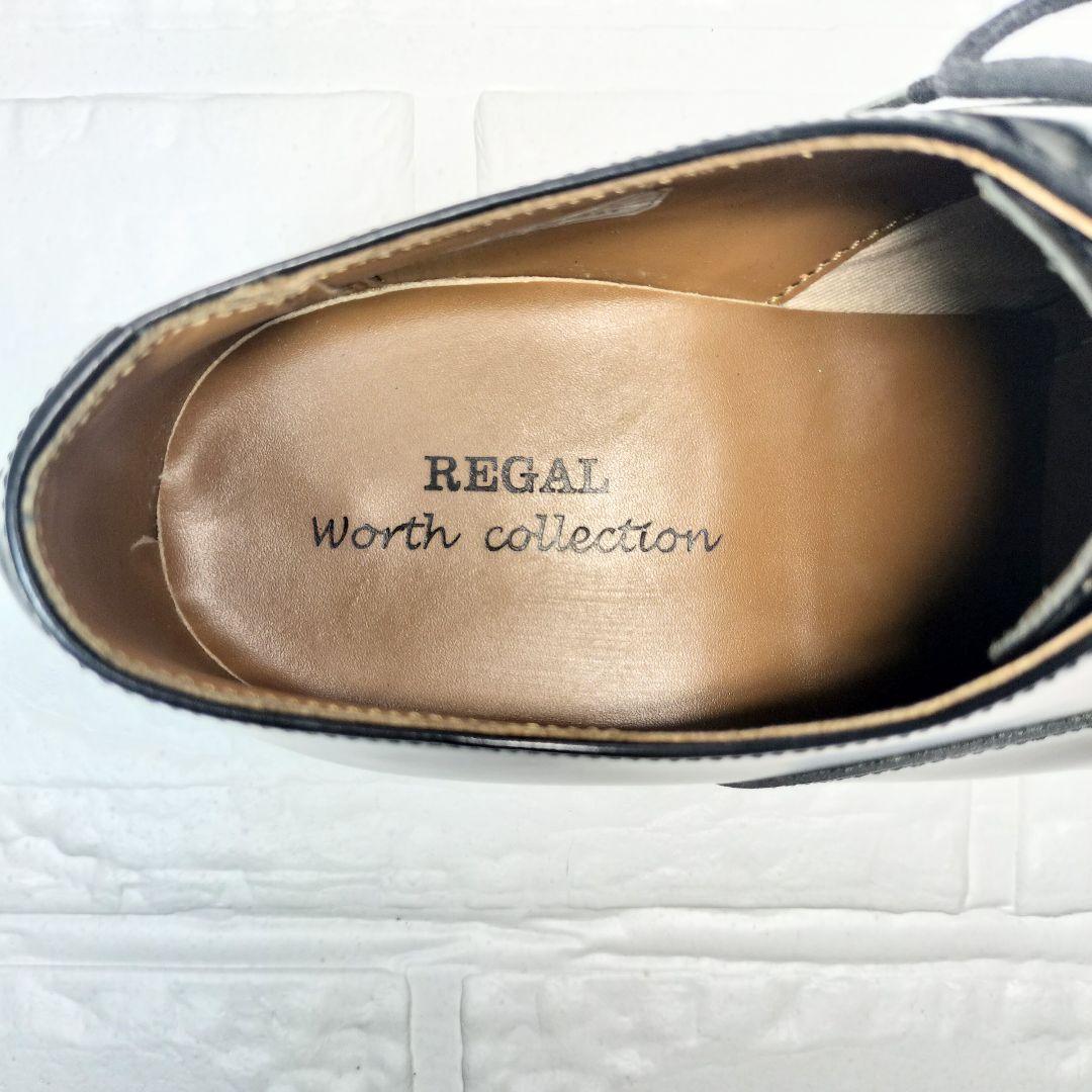 【極美品】　大人気　リーガル　ストレートチップ　 ブラック 　24.0cm