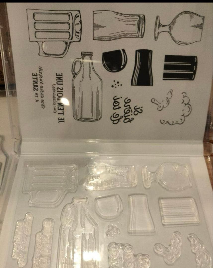 未使用　ビールスタンプ&ダイ　スタンピンアップ