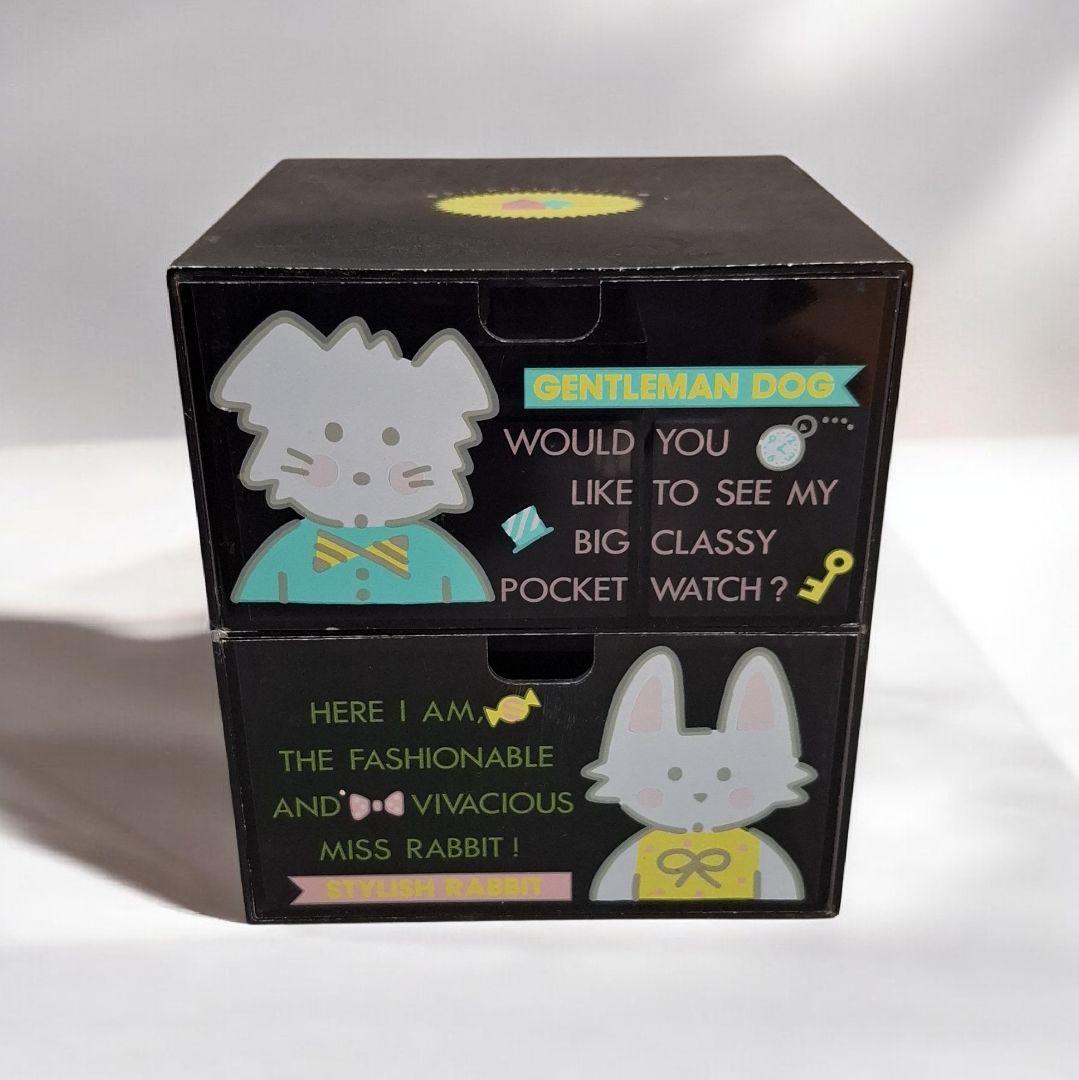 サンリオ　PUPPIE LUVパピーラブ 　昭和レトロ　小物入　ボックス　当時物