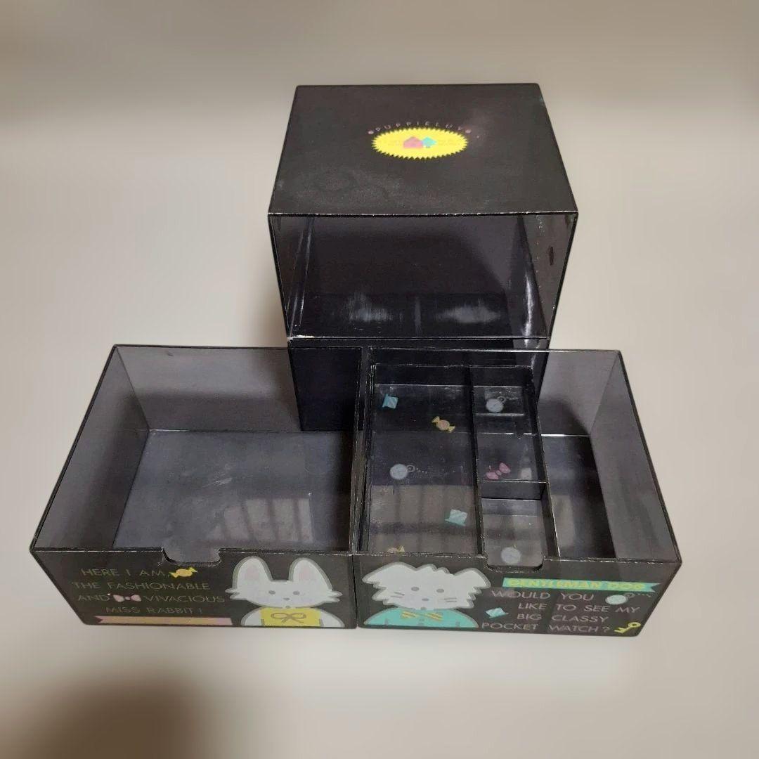 サンリオ　PUPPIE LUVパピーラブ 　昭和レトロ　小物入　ボックス　当時物