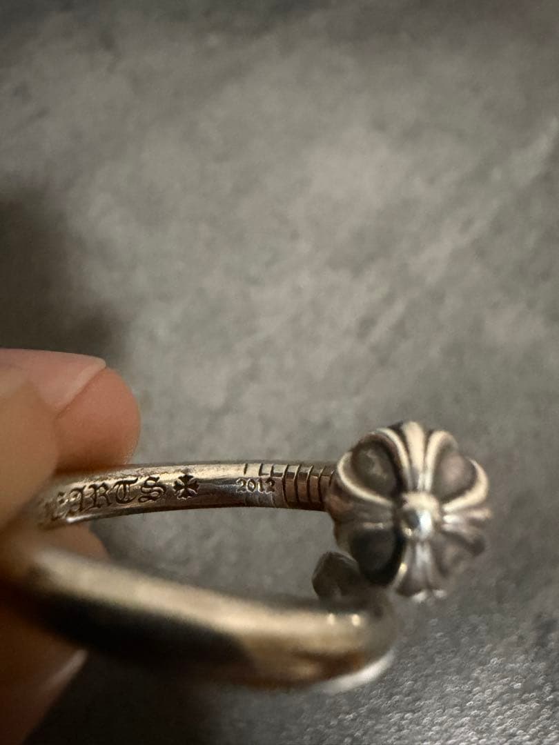 クロムハーツ Chrome Hearts ネイルリング クロスボール 9号