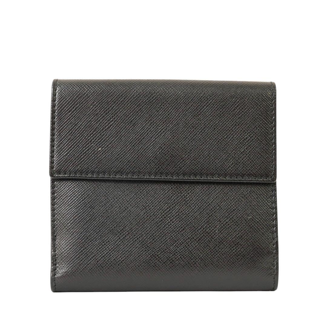 【極美品】サルヴァトーレフェラガモ　ガンチーニ　二つ折り財布　ウォレット　黒