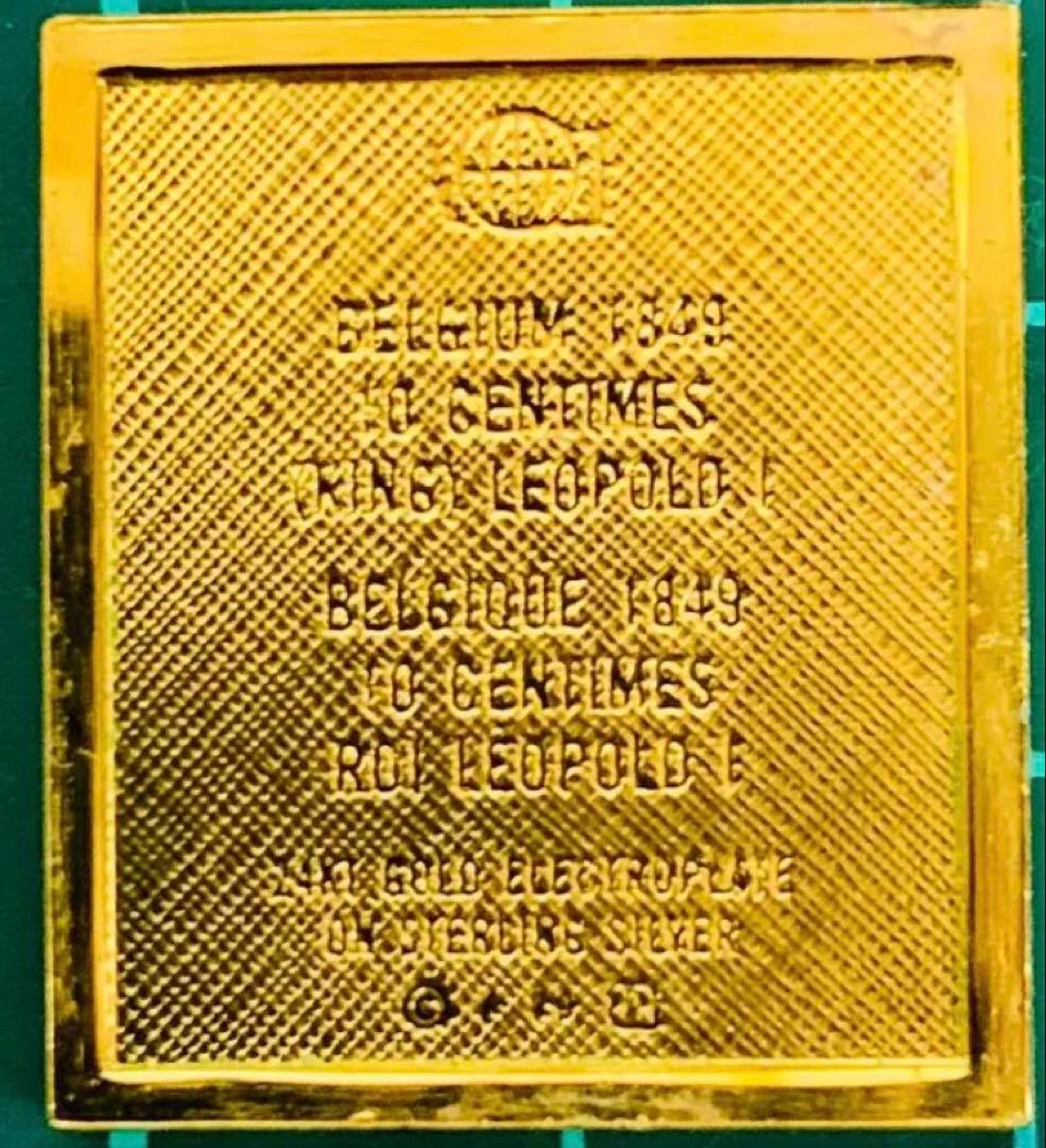 フランクリンミント 切手レプリカ 世界の国々の最初の切手 ベルギー 説明書付1枚