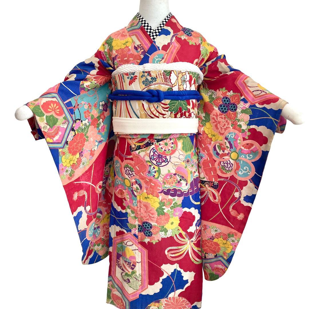 ★ゆうです★アンティーク女の子 子供着物 七五三 アンティーク着物 NO5