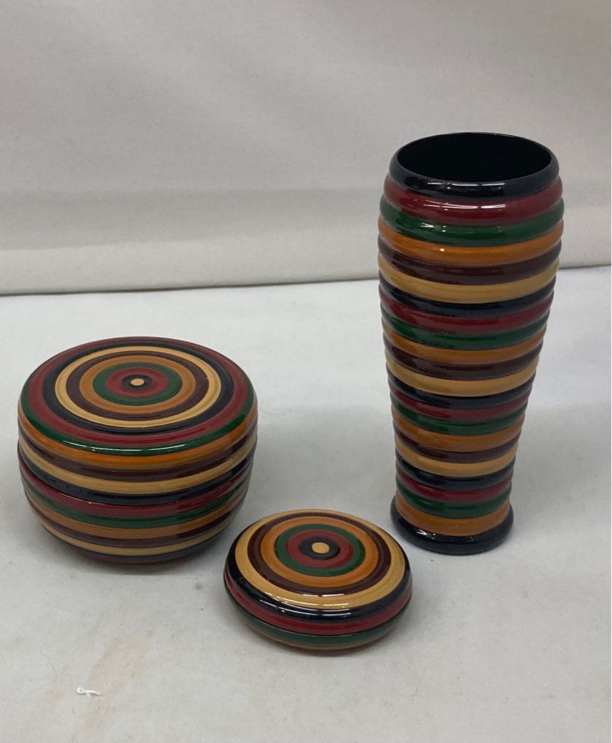 B216 茶箱セット 19点　雪月花　七宝繋文　溜漆　描き合わせ塗　茶道具