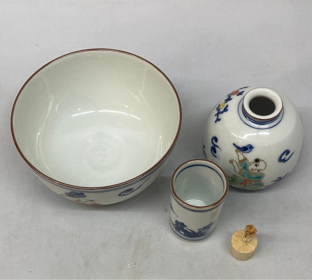 B216 茶箱セット 19点　雪月花　七宝繋文　溜漆　描き合わせ塗　茶道具