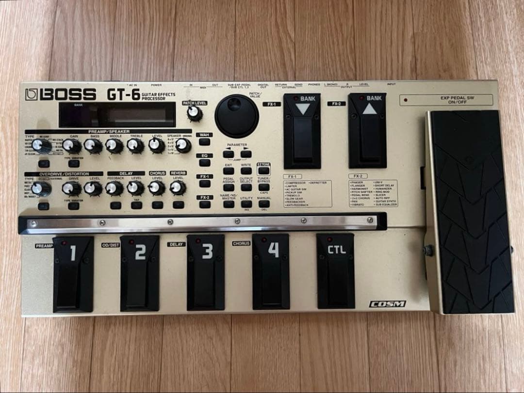 BOSS GT-6 ギター用マルチエフェクター