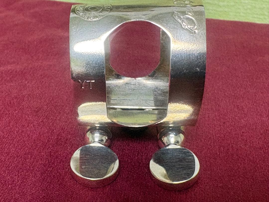 ブルズアイ　リガチャー　ブルズEX シルバープレート　テナーヤナギサワメタル用