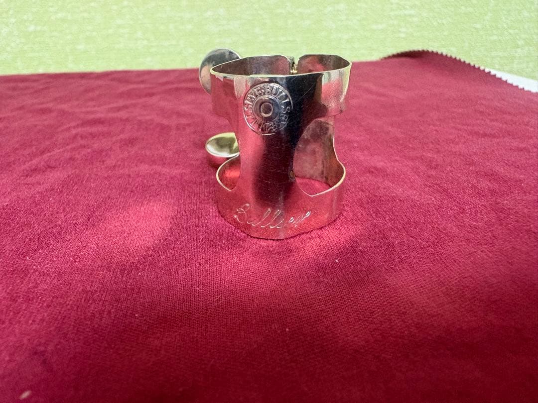 ブルズアイ　リガチャー　ブルズEX シルバープレート　テナーヤナギサワメタル用