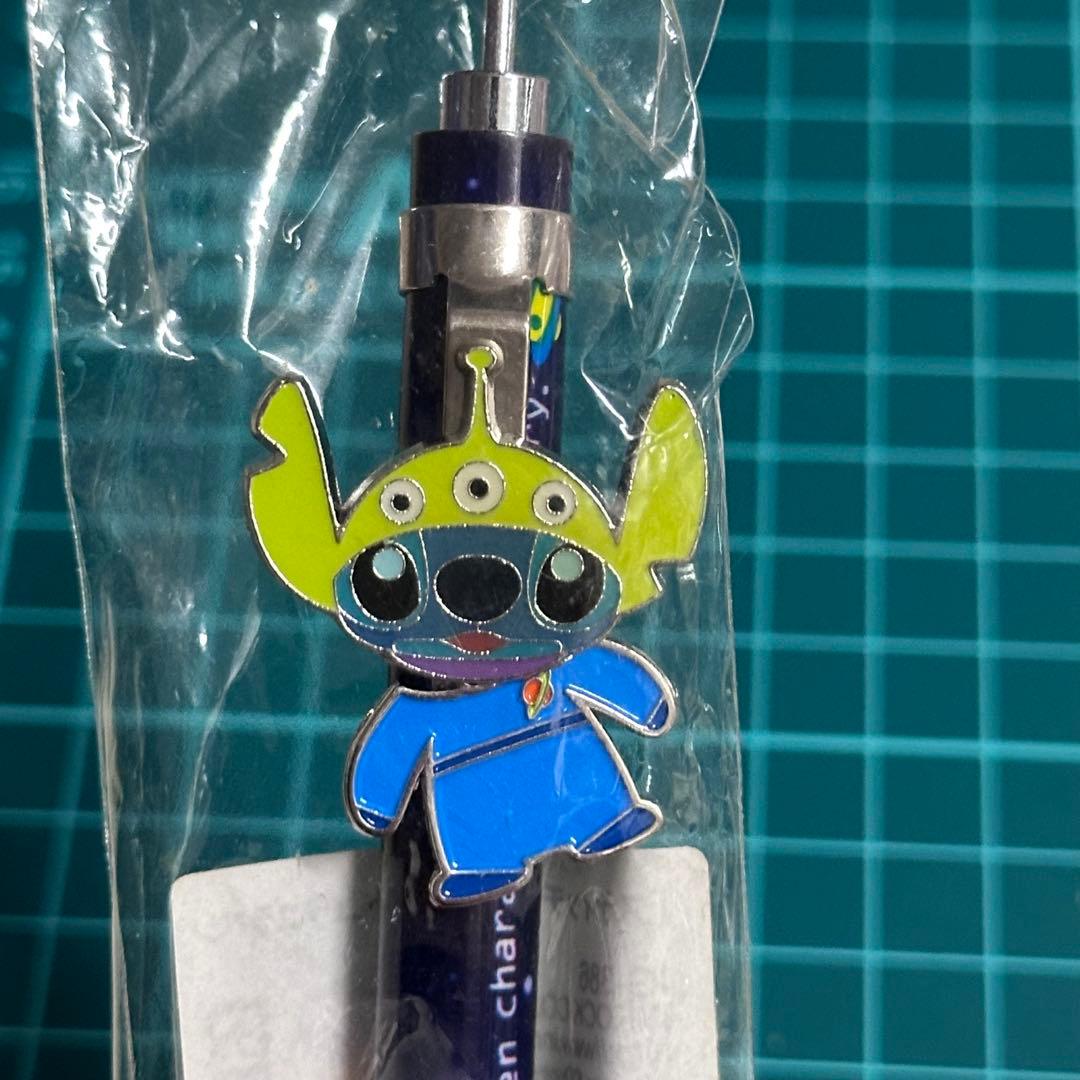 スティッチ　マスコットユラユラペン　リトルグリーンメン　エイリアン　ボールペン