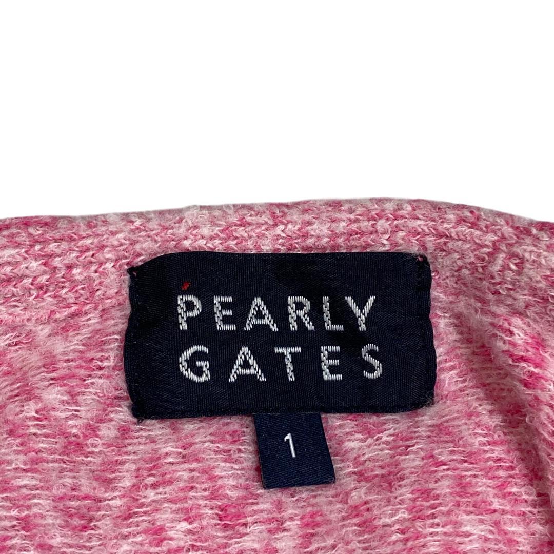 【韓国モデル】パーリーゲイツ ニットパーカー セットアップ 1 ピンク ゴルフ