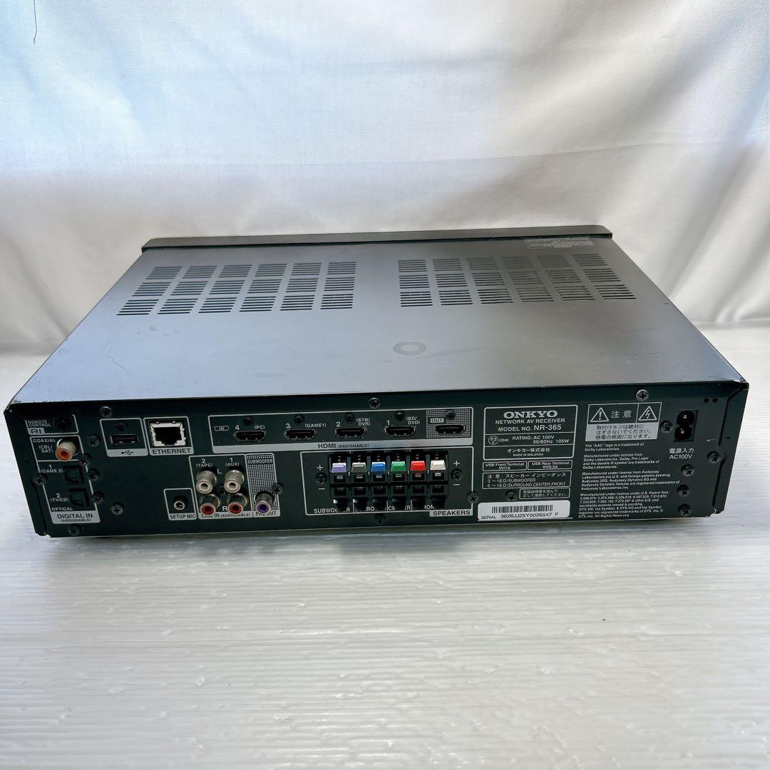 ONKYO オンキョー ネットワーク AVレシーバー NR-365