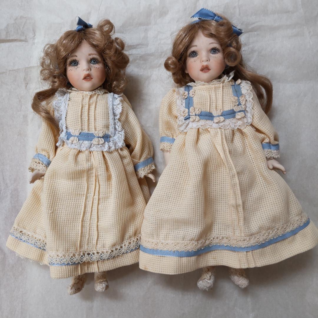 人形　双子　ドール　イタリア