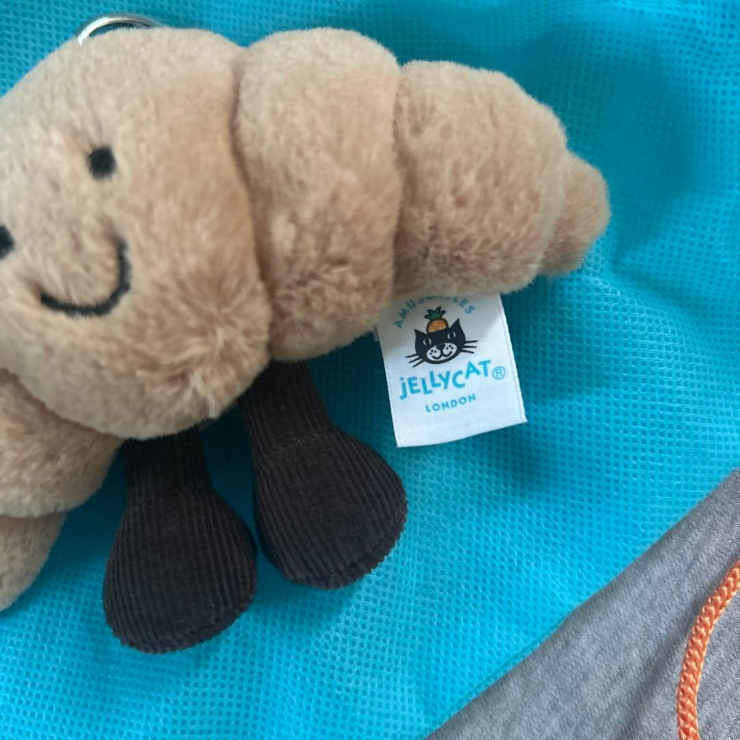 新品　ジェリーキャット　クロワッサン　パン　キーホルダー　バッグチャーム　正規品