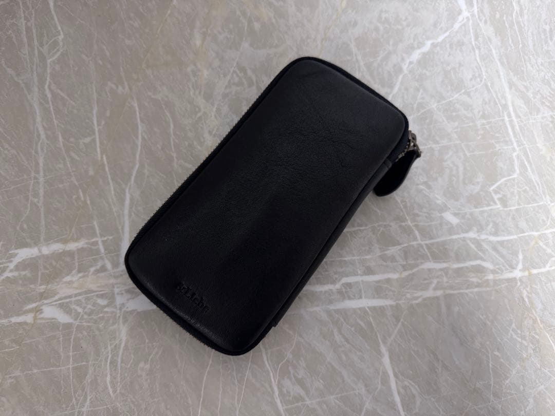 未使用品 &Liebe ジップペンケース ブラック　アンドリーベ