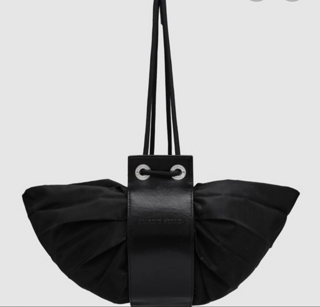 【⭐︎⭐︎！！】 MARINE SERRE ブラックレザー ハンドバッグ