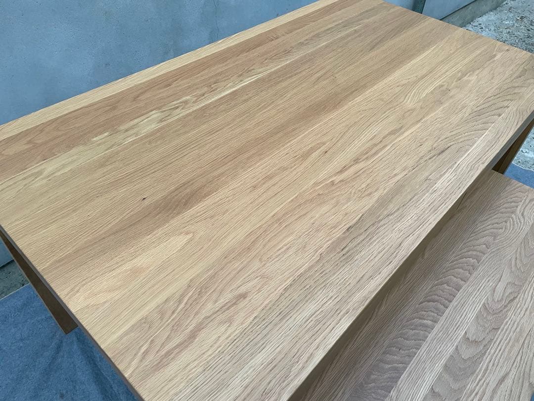 tmnk　美品　無印良品　オーク材　ダイニングテーブル　ベンチイス