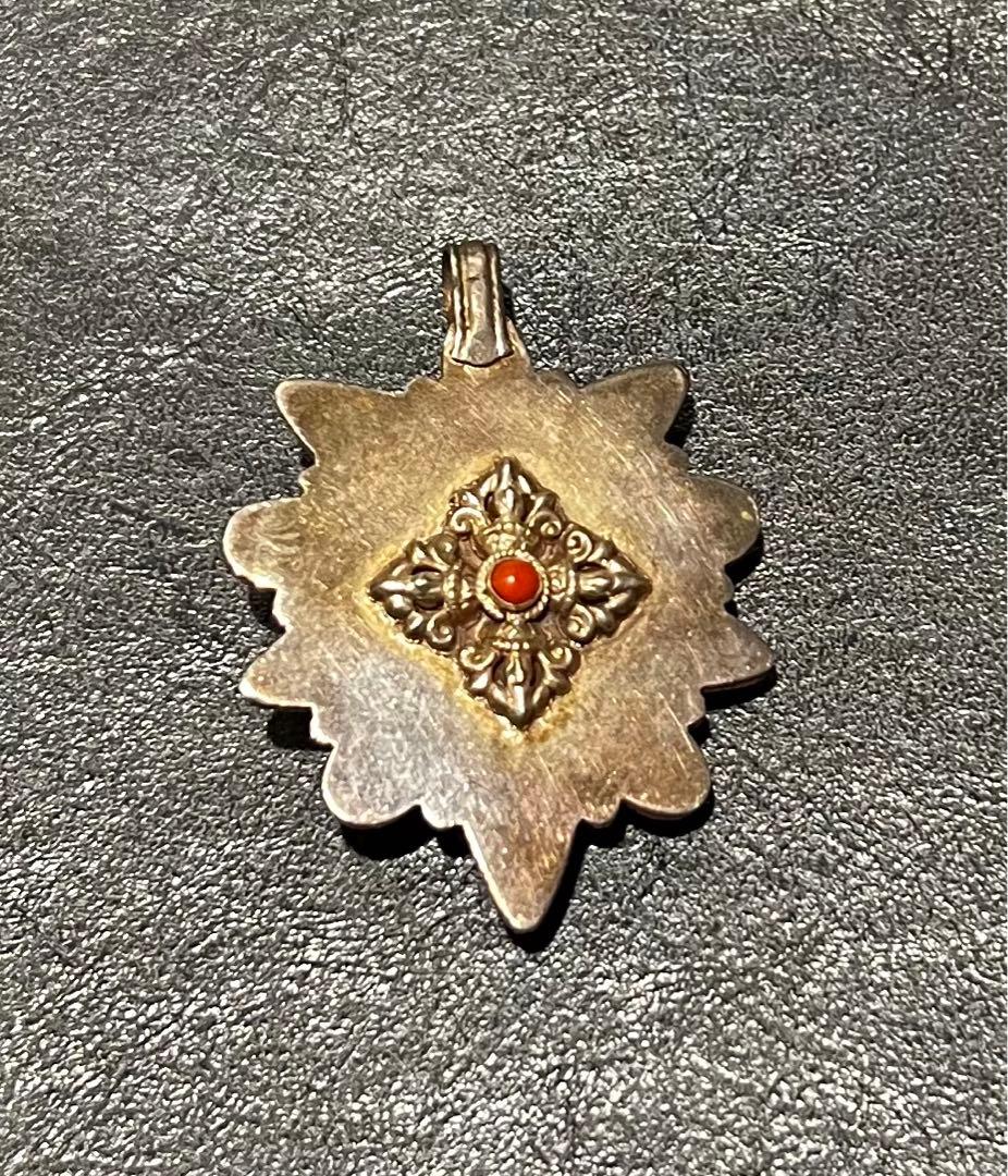 希少　インディアンジュエリー　ターコイズ　ネックレス　トップ