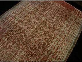 ボルネオ島（カリマンタン島）イバンダヤク族 イカット 手紡ぎ 古布 アンティーク