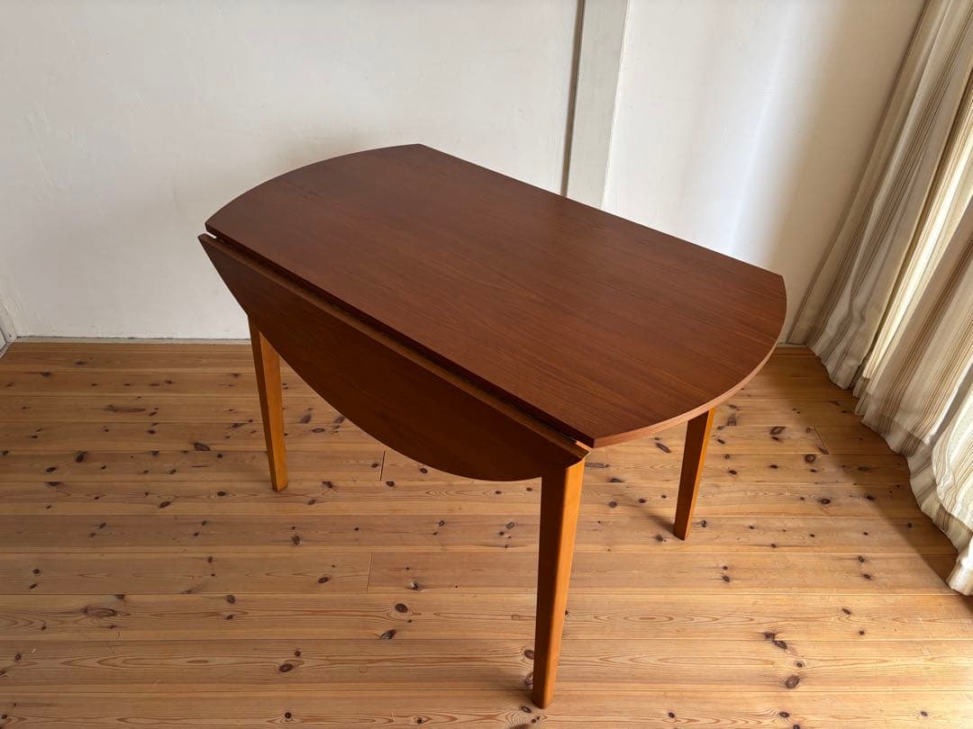 北欧ヴィンテージ　チーク　ドロップリーフテーブル