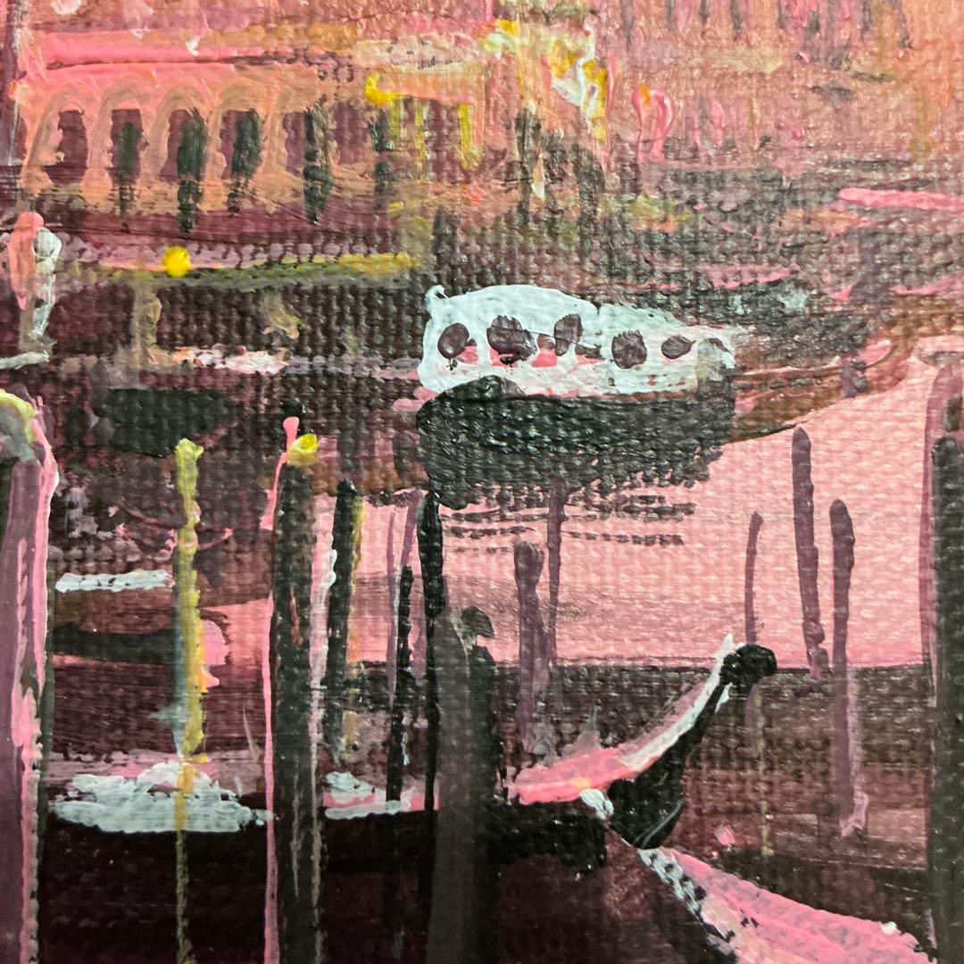 絵画・額縁・油絵・前田光一・ベネチア・イタリア・F4号・美術品・インテリア・雑貨