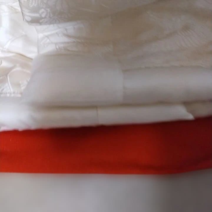 白無垢 打ち掛け御所車に草花Y