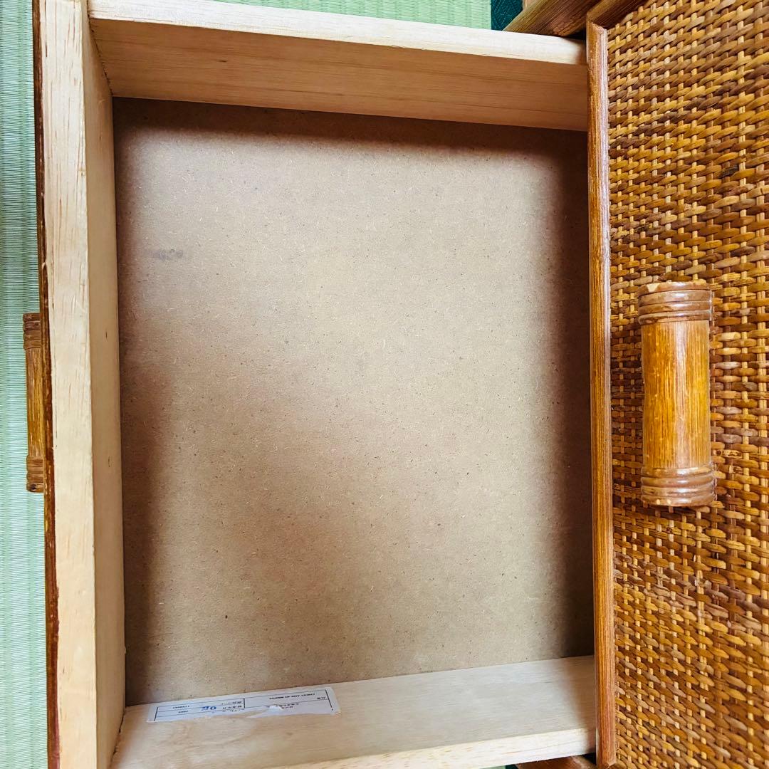 籐家具 ラタン 5段 チェスト 昭和レトロ タンス 収納棚 ナチュラル