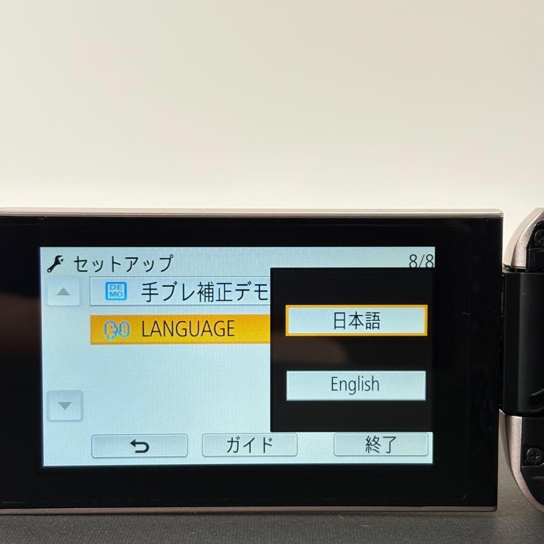 Panasonic ビデオカメラ HC-V550M ピンクゴールド