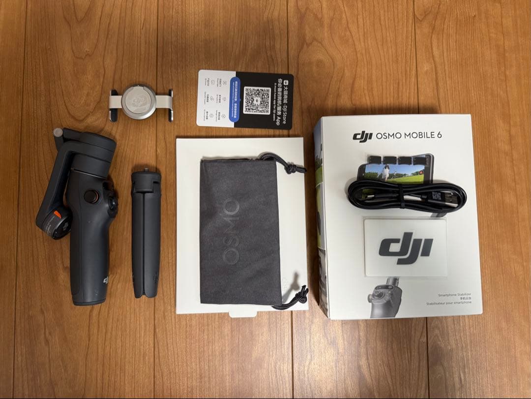 【使用時間約2時間】 DJI Osmo Mobile 6 スレートグレー