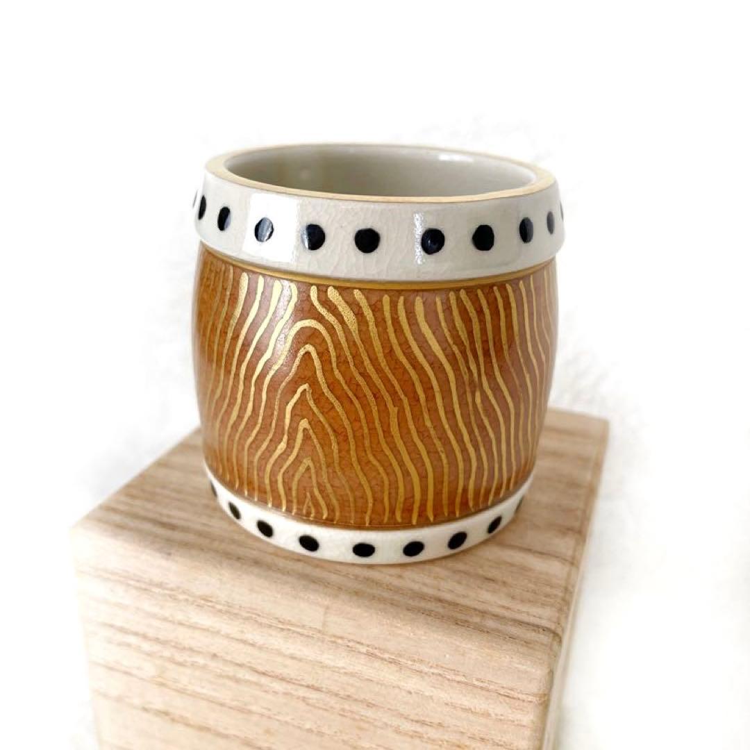 【茶道具】太鼓 蓋置 燦光窯