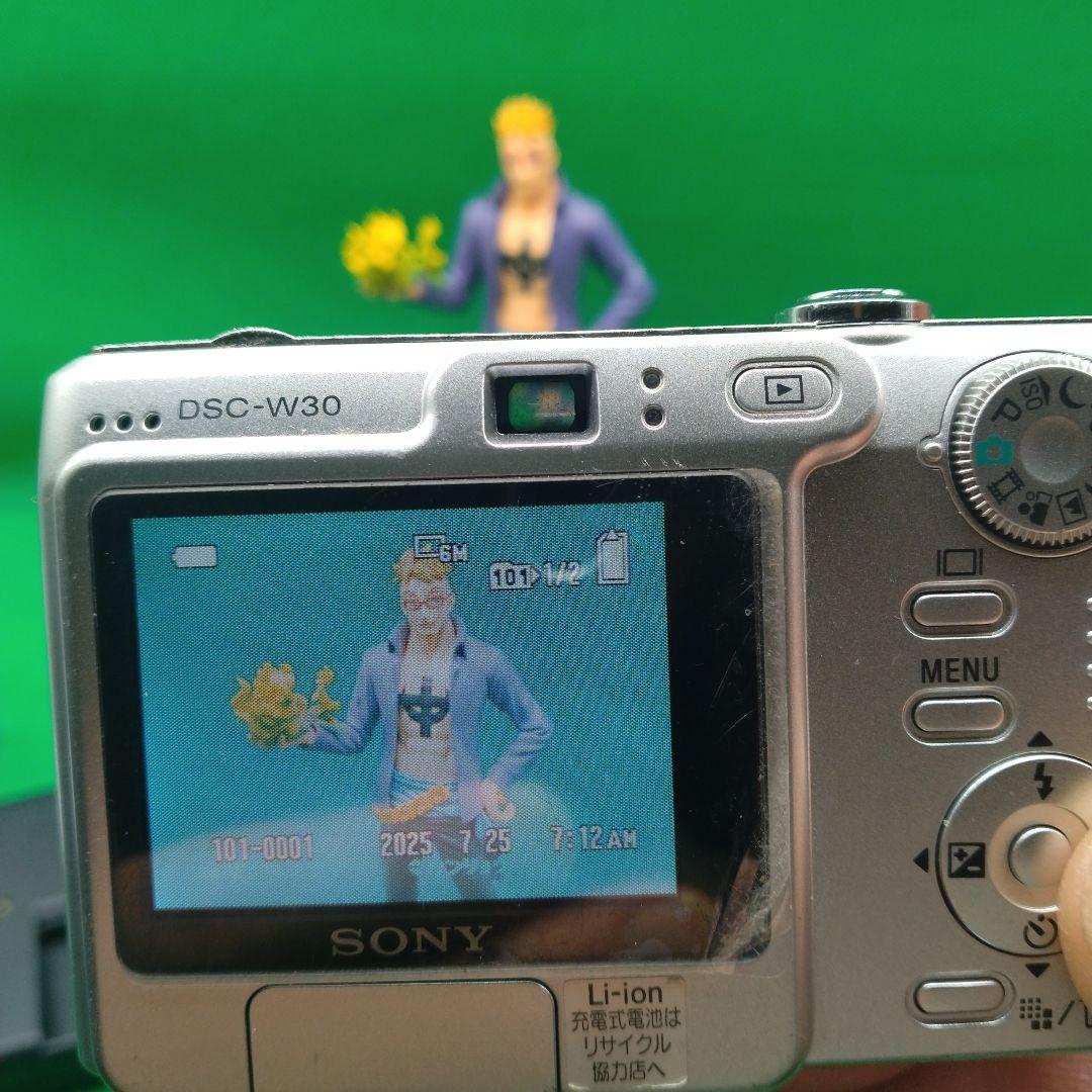 【動作確認済】SONY ソニー Cyber-shot DSC-W30 デジカメ
