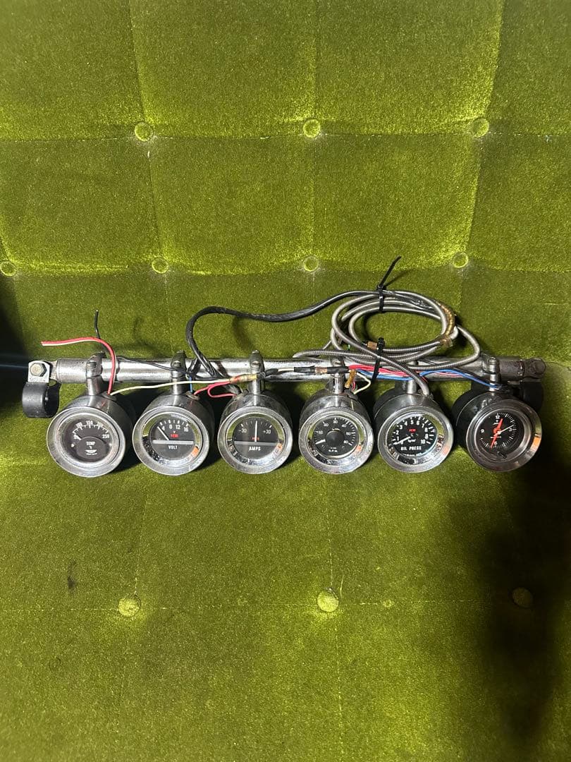 ハーレー　ショベル　FLH 1982 ビンテージ　メーター　6連