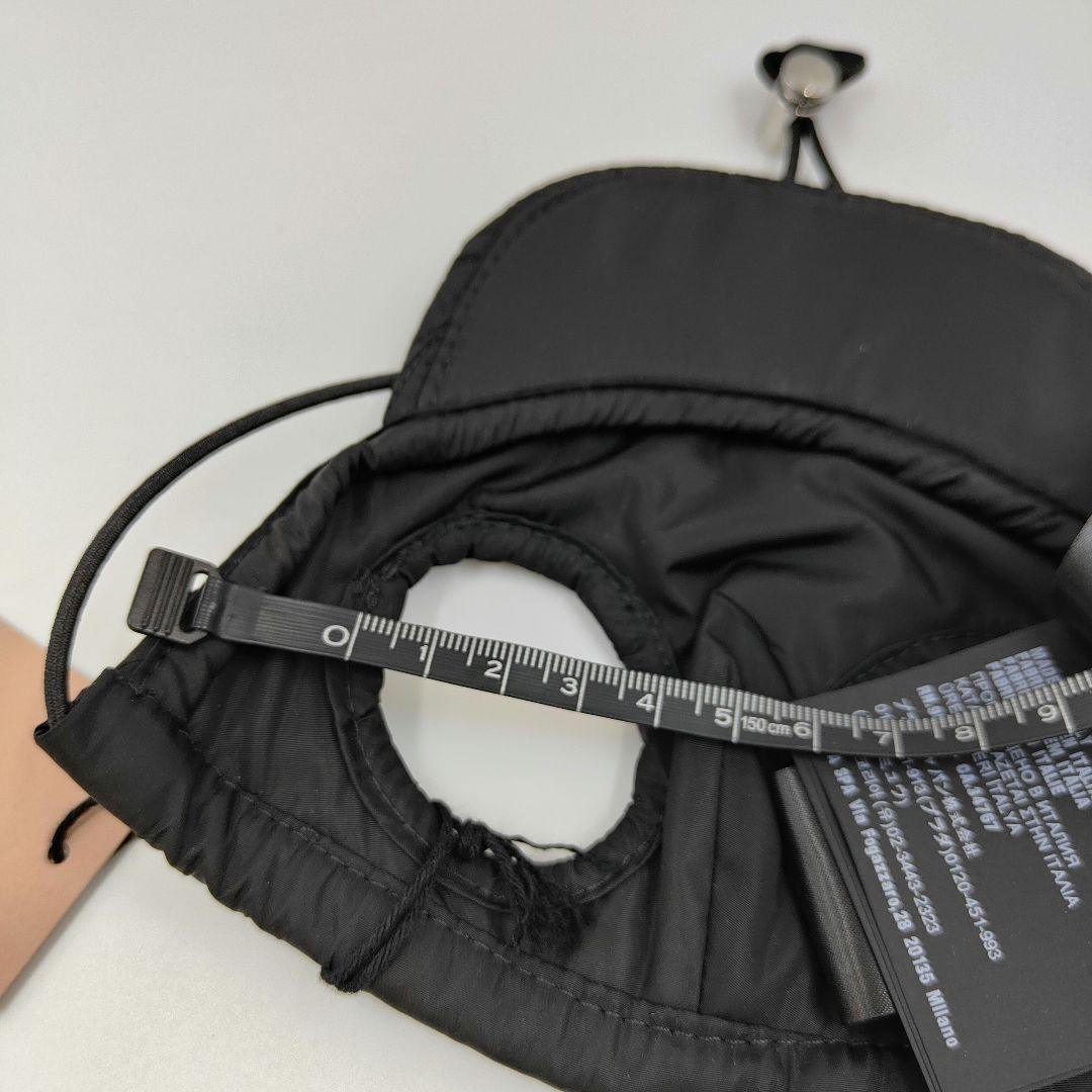 【激カワ】【miumiu】犬用 帽子ドッグキャップ ハット サンバイザー 黒