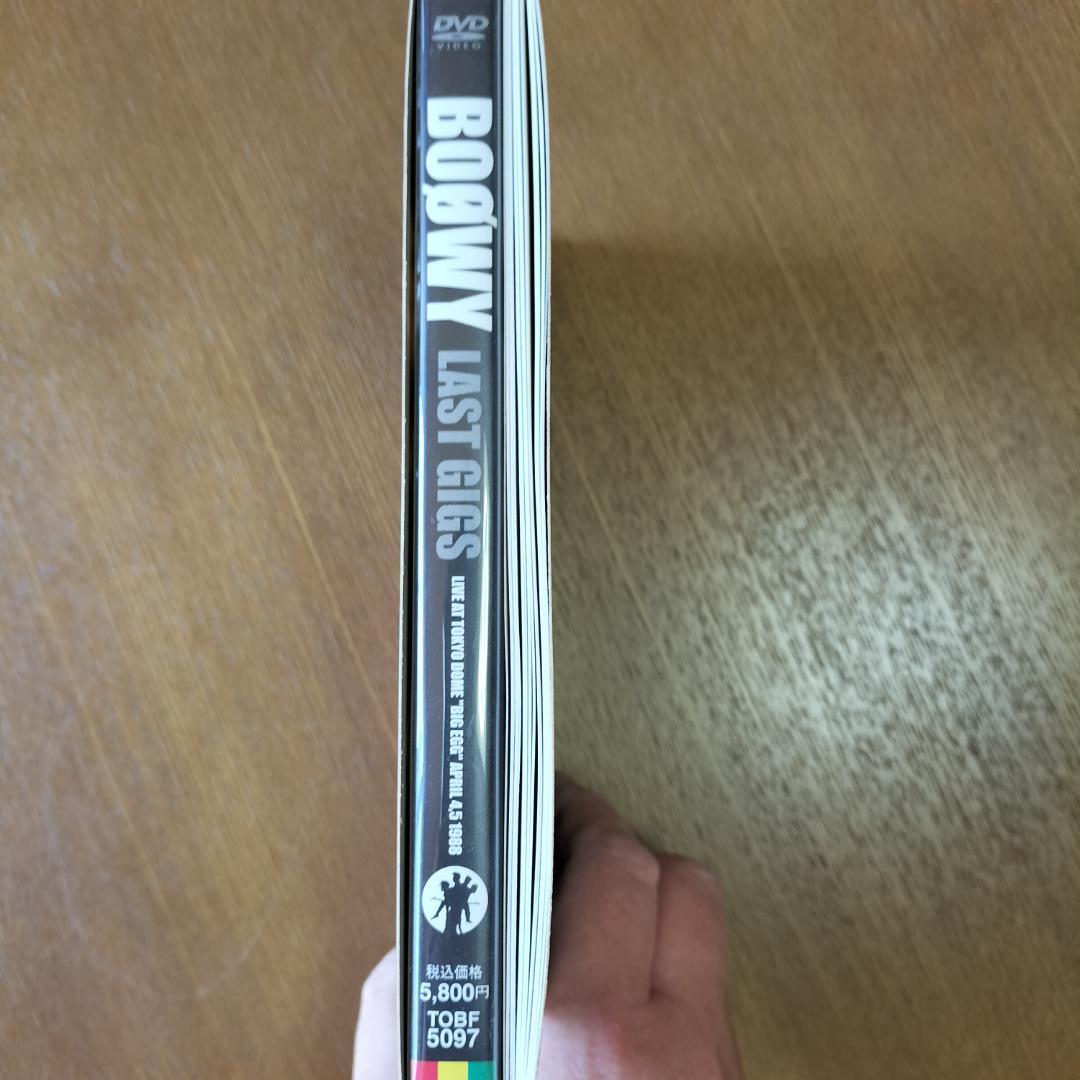 レア BOOWY \"LAST GIGS\" DVD 販促用スタンド+正規品DVD