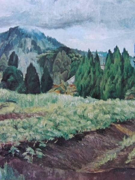 DULLAH（ドラウ）、野菜畑、希少画集画、新品額装付、状態良好