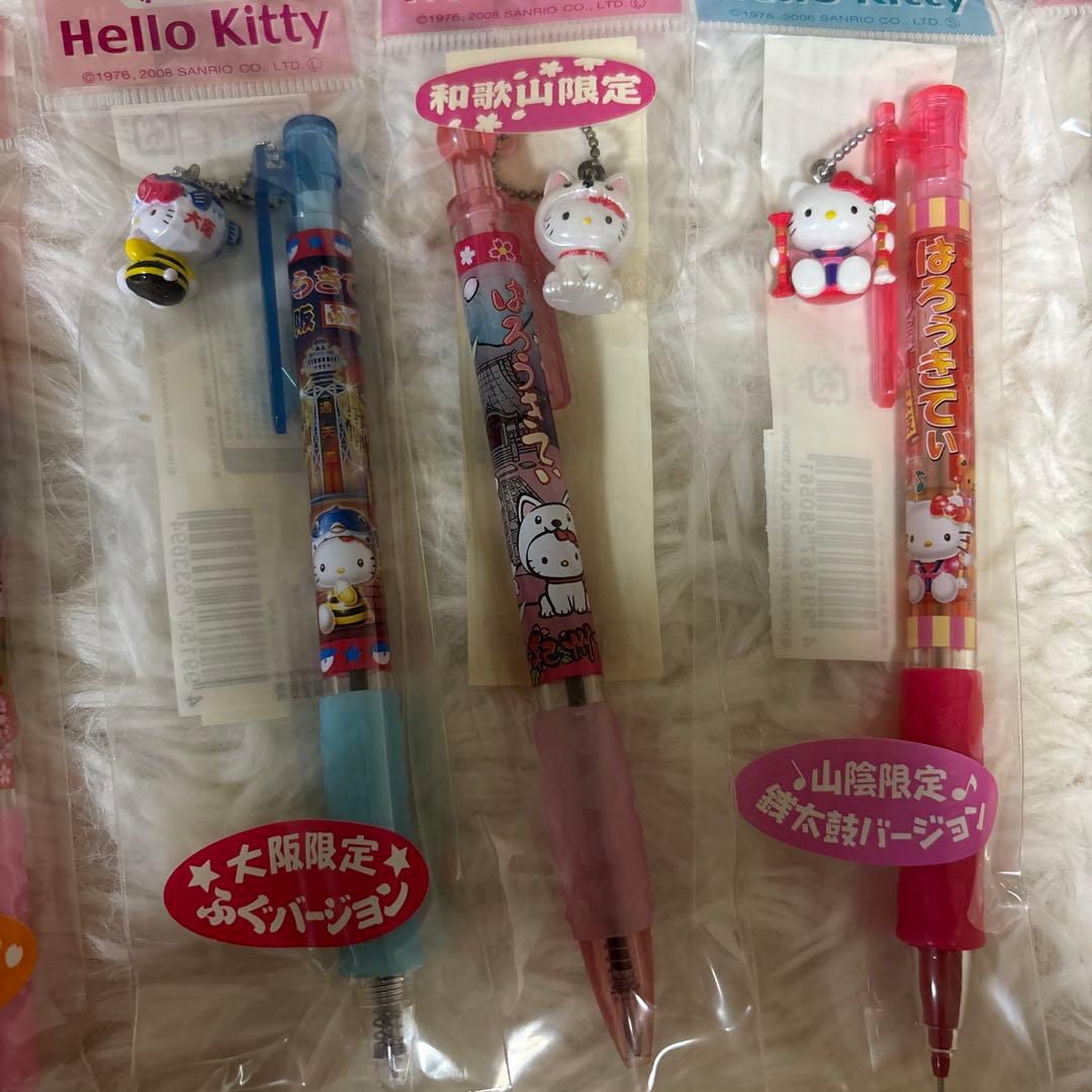 ご当地キティ ボールペン ハローキティ レア まとめ売り コップのフチ子 限定