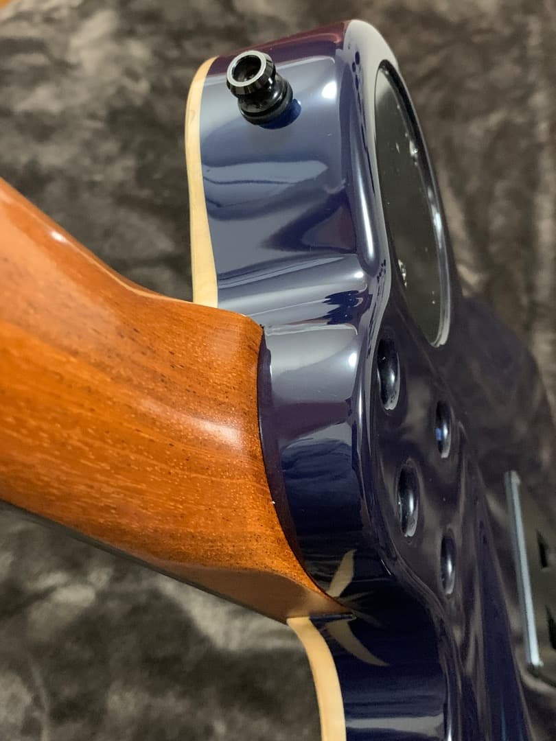 ギター GODIN LGXT Trans Blue Flame AAA SF