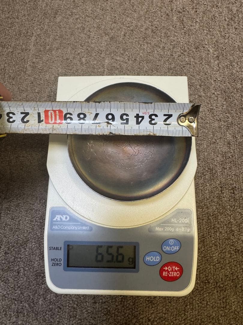 純銀　盃　65.6g