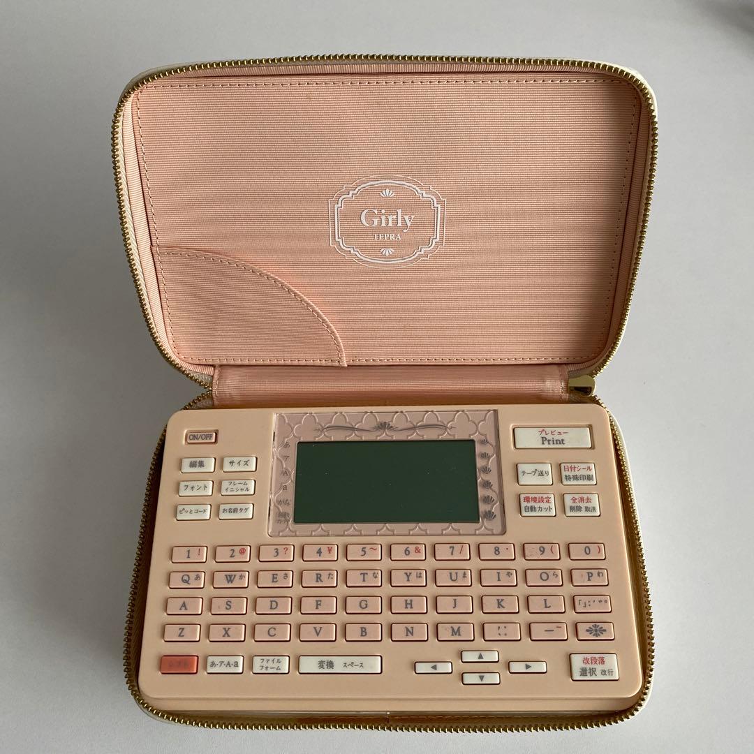 テプラ PRO Girly TEPRA ホワイト　SR-GL2