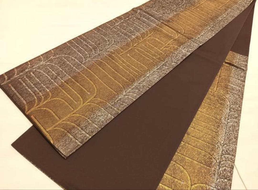 振袖 フルセット6点サイズM〜Ｌ駒刺繍　鴛鴦花文　暈し染め　金彩　正絹