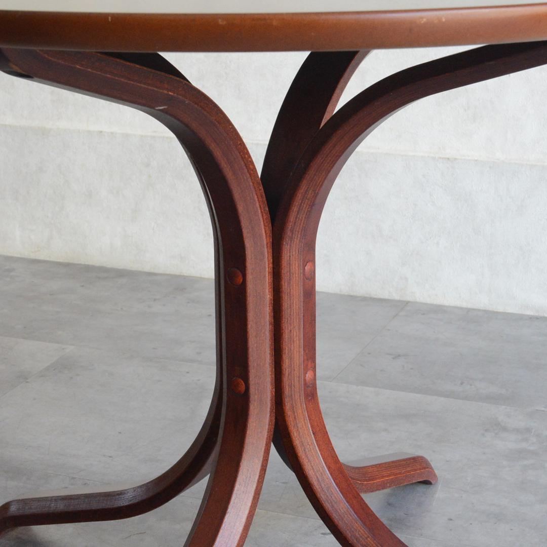 デンマーク 北欧ヴィンテージ ラウンド ローテーブル サイドテーブル 北欧家具