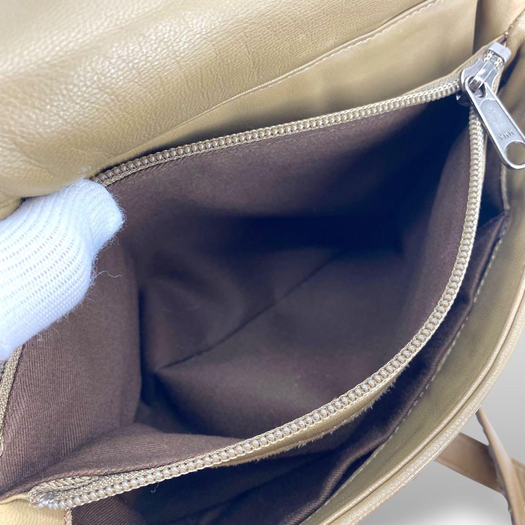 【美品】ARUKAN ショルダーバッグ 斜め掛け エキゾチックレザー 本革