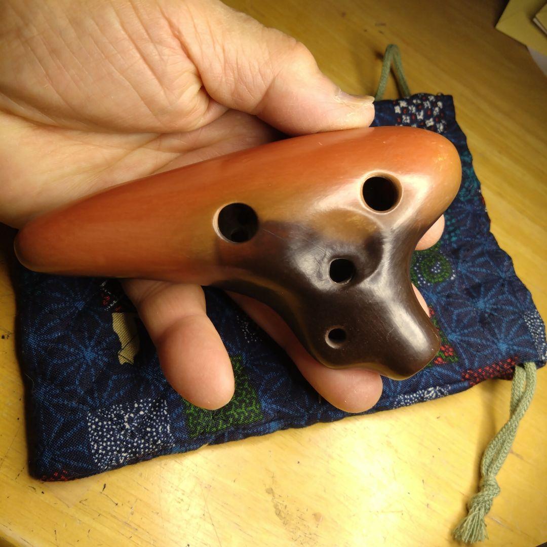 ピエタオカリナソプラノ３Fエクセレント吊り穴付