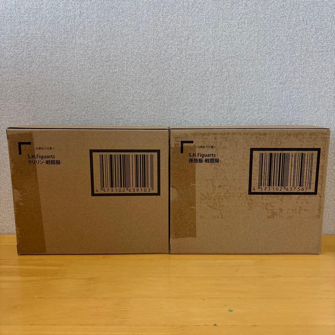 S.H.Figuarts ドラゴンボール　クリリン戦闘服&孫悟飯戦闘服