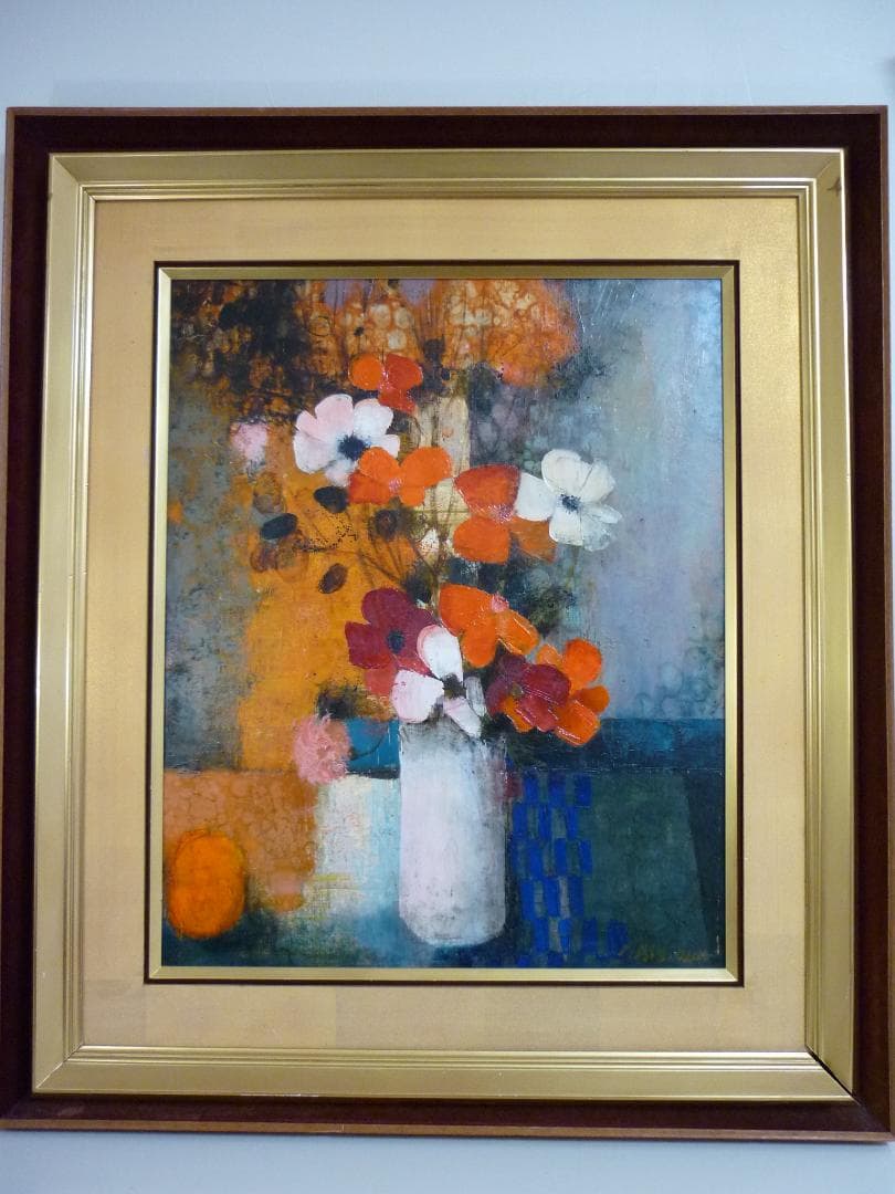 直筆画 Pierre Bisiaux French 「白い壺」