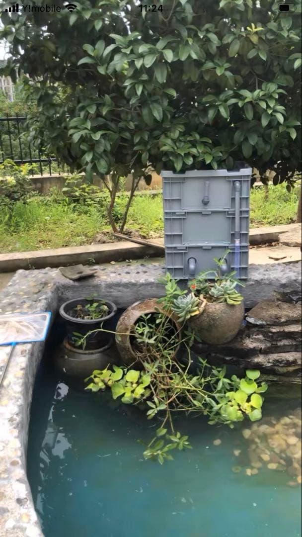 万能濾過ろ材ポンプ付き付きフルセット 水槽池用濾過器フィルター大型水槽濾過装置