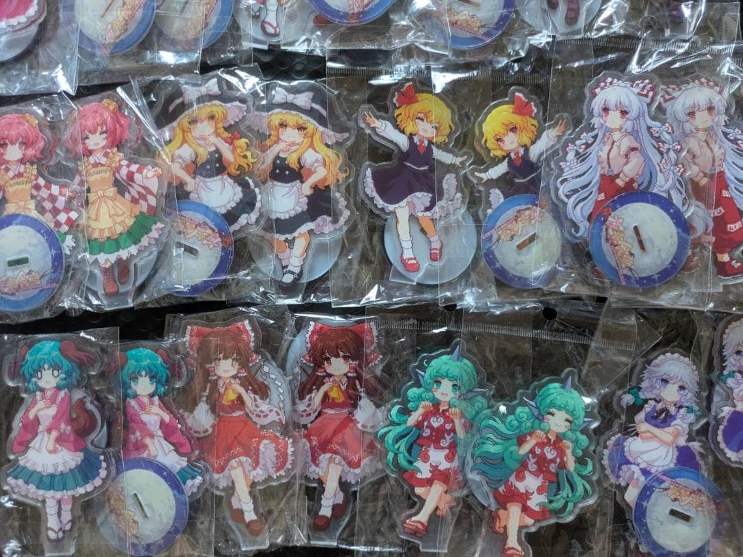 東方プロジェクト アクリルスタンド 40個 魂魄妖夢 西行寺幽々子 博麗霊夢