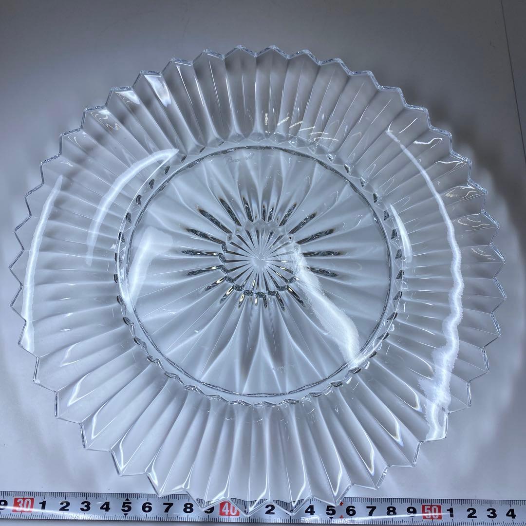 バカラ　ミルニュイ　大皿　A 共箱　直径25.8㎝ 東な7-0120①